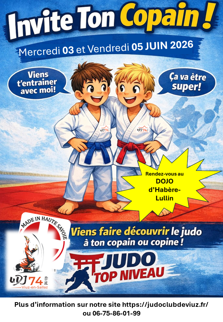 INVITE TON COPAIN ! Dojo de Habère-Lullin