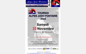 (38) TOURNOI OPEN MASTER D ALPES JUDO FONTAINE