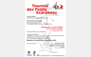 Tournoi des Petits Scarabées - 03.05.2026 - La Roche sur Foron