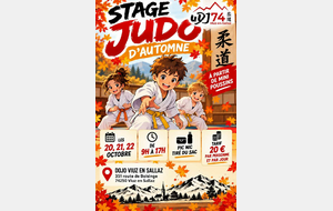 Stage de judo d'automne avec Fred