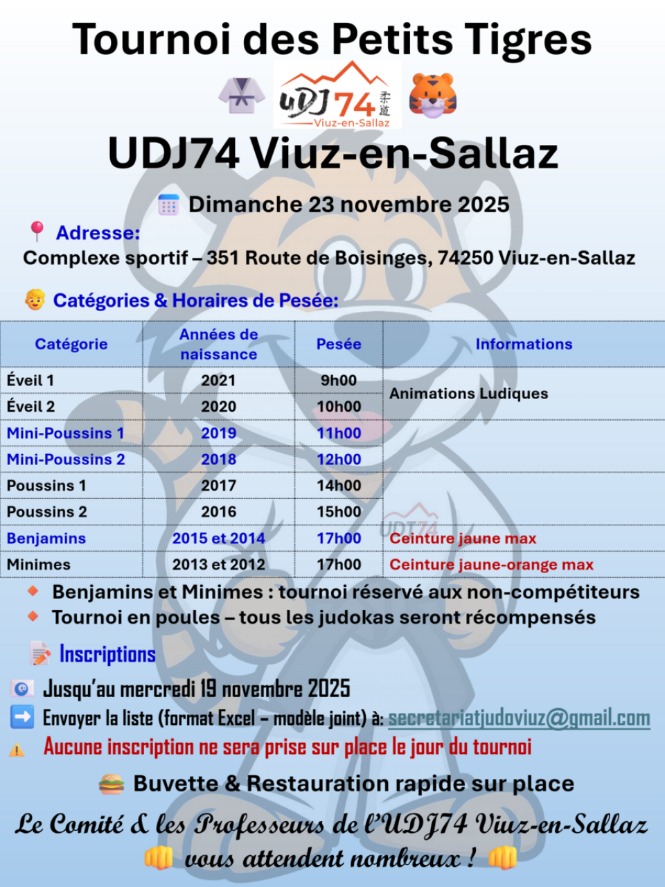 TOURNOI des Petits Tigres - VIUZ EN SALLAZ